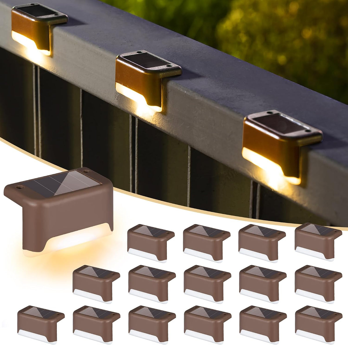Solar Fence & Deck Lights
