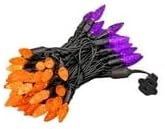 Novelty Lights 24 Feet 70 LED Purple & Orange C6 Strawberry LED Lights - Image 5