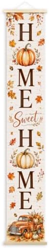 Fall Autumn Pumpkin Porch Door Banner Wall Decorations 8x47 by Unknown