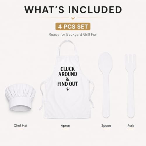 4 Pcs Chef Outfits Set for 12 Ft Giant Skeleton Halloween Yard Decor - Image 3