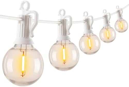 Brightown Outdoor String Lights, 29FT G40 LED IP65 Waterproof Patio Lights by Brightown