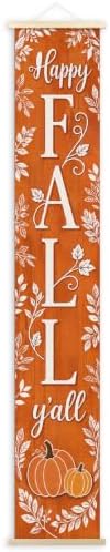 Orange Fall Pumpkin Porch Door Banner Wall Decorations 8x47 by Unknown