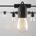 S14 LED Outdoor String Lights, Shatterproof IP65 27Ft (Maximum 918Ft) for Patio Lightings Outdoor Waterproof, Outside Lights for Outdoor Lighting (27FT - 10 Bulbs (1 String)) by ALITADE