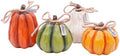 Etistta 4PCS Fall Harvest Pumpkin Figurine Tabletop Decor, 4 inch Polyresin Small Pumpkins Statue Decoration for Thanksgiving Home Decor by Etistta