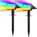 WELALO Solar Color Changing Spot Lights Outdoor, IP68 Waterproof, 2 Pack by WELALO