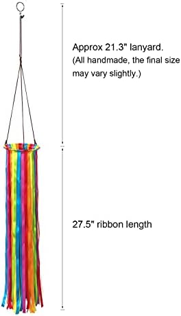 Satin Ribbon Windsock Streamer, Outdoor Decorations, WS49-XZH - Image 2