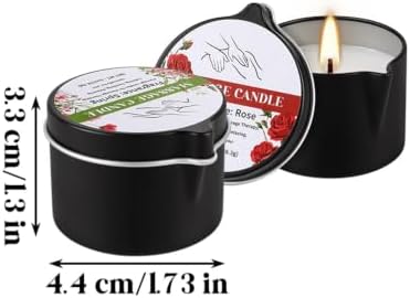 24pcs Massage Candles Set, Low Temperature Body Spa Candle with 12 Scents - Image 3
