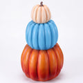 Wesiti 1 Pcs 21.3'' Large Fake Outdoor Stacked Pumpkins for Front Porch by Unteilti