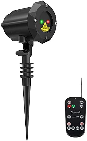 Poeland Garden Lights Moving Laser Christmas Lights Star Projector for Home and Garden by Poeland