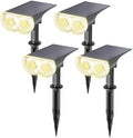 Linkind Solar Lights Outdoor Waterproof LED Spotlights Warm White 4 Pack by Linkind