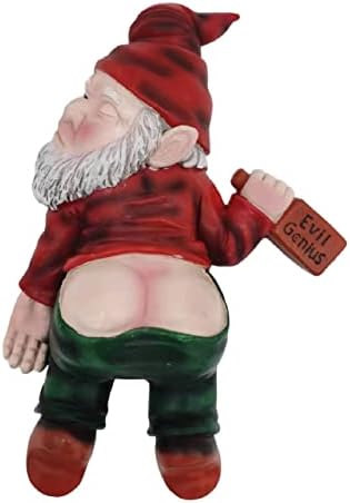 MINICAR Funny Drunk Garden Gnome Statue Outdoor Yard Lawn Patio Decoration - Image 6