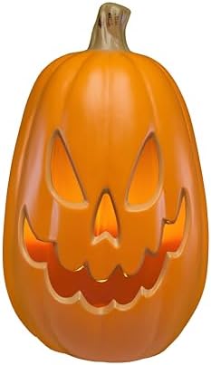 Xodus Battery Operated LED Light Up Pumpkin, Jack-O-Lantern, Timer, 15-inch by XodusInnovations