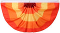 Newwiee 1 Pcs Thanksgiving Fall Bunting for Outside, Red, 2 x 4 ft by Newwiee