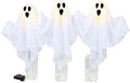 Fun Express Halloween Ghost Yard Stakes - 3 Pack Lighted Lawn Decorations by FunExpress