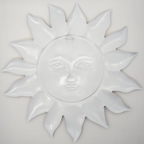 Metal Sun Flower Wall Decor,12.87 inches Sun Wall Art Hanging Decoration for Indoor and Outdoor, Garden Farmhouse Yard Patio Fence Living Room Bedroom Decor - Image 6