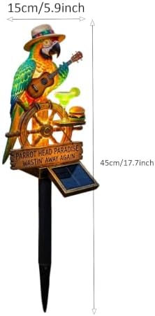 Halloween Decorations Outdoor-Parrot Solar Stake Lights Halloween Decor (A) - Image 2
