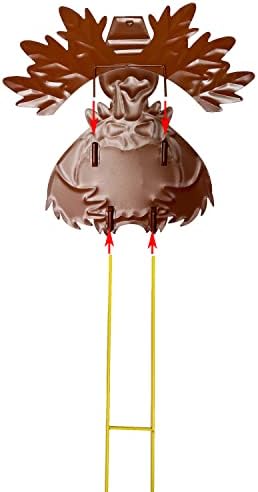 Metal Turkey Fall Harvest Outdoor Yard Stakes, Thanksgiving Turkey Pumpkin Yard Welcome Sign with Stake Outdoor Decoration - Image 6