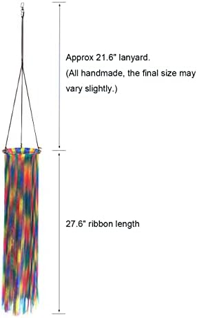 Satin Ribbon Windsock Streamer, Outdoor Decorations, WS49-XS - Image 2