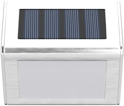 GIGALUMI 12 Pack Solar Fence Lights Outdoor, Waterproof LED, Cold White - Image 4