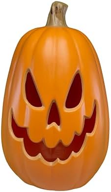 Xodus Battery Operated LED Light Up Pumpkin, Jack-O-Lantern, Timer, 15-inch - Image 4