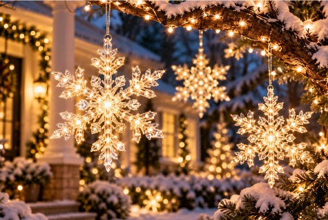 Snowflake Outdoor Lights