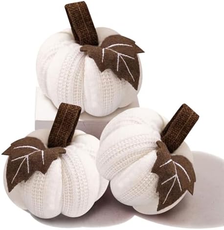 3Pcs Knitted Pumpkin Decor Set, Small Fall Hanging Ornaments for Home by Tirdkid-BESTGIFTFORTHELOVE