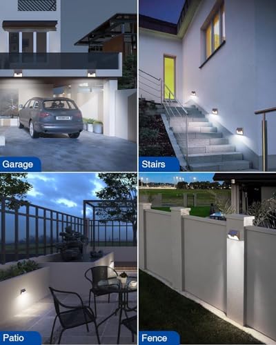Peasur Solar Lights Outdoor Motion Sensor [3 Pack/140LED/Brown], Ultra-Bright 3 Mode Fence Security Light Waterproof, Solar Wall Lighting for Patio Yard Step House Outside - Image 6