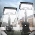 Clip On Solar Motion Lights Outdoor,360°Rotatable Fence Lights(2Pack,6000K) by SunlightEncounter