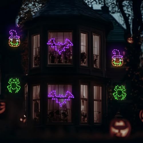 Halloween Window Lights, 3 Pack LED Waterproof Timer Indoor Decor - Image 7
