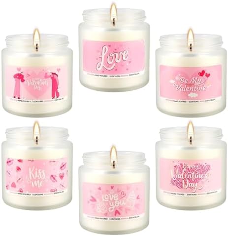 12-Pack Scented Candles Gift Set - 2oz Soy Wax Aromatherapy Candles with 6 Assorted Fragrances, Hand Poured Natural Essential Oil Jar Candles for Home Office Yoga Decor, Birthday Christmas Mother's Da - Image 2