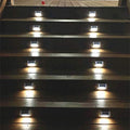 Lightess Outdoor Waterproof Solar Step Deck Lights Cool White 6 Pack by LIGHTESS