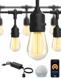 XMCOSY+ Outdoor String Lights,72.5FT Smart Dimmable Edison Bulb Patio Light by XMcosy