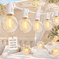 Abeja 25Ft LED Outdoor String Light, Patio Globe String Lights by Abeja