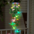 Solar Butterfly Wind Chime Mobile Lights,Color Changing LED Dangler Outside by HomeGardenDecorations