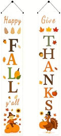 HOMETITUTE Happy Fall Yall Porch Banner Set 12 x 71 Inch by HOMETITUTE