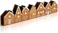 Yousoontic Christmas Table Decorations, Light up Gingerbread House Table Centerpieces Wooden Sign Decorations with LED Lights, 3D Block Xmas Decor for Christmas Tabletop Mantel Desk Home Office Party by Yousoontic