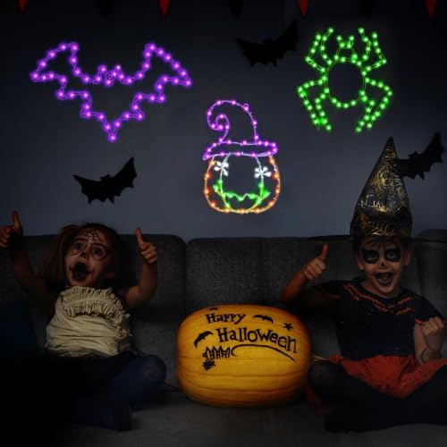 Halloween Window Lights, 3 Pack LED Waterproof Timer Indoor Decor - Image 6