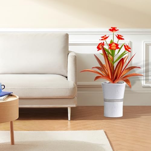 TOMBABY Huge Metal Agave Plants Outdoor Decoration Outdoor Garden Decorated with Flowers Mexican Yard Art Plant Garden Gift (2 Big red) - Image 6