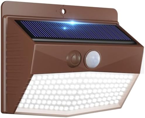 Peasur 1 Pack Solar Motion Sensor Lights Outdoor Waterproof with 3 Modes by Peasur