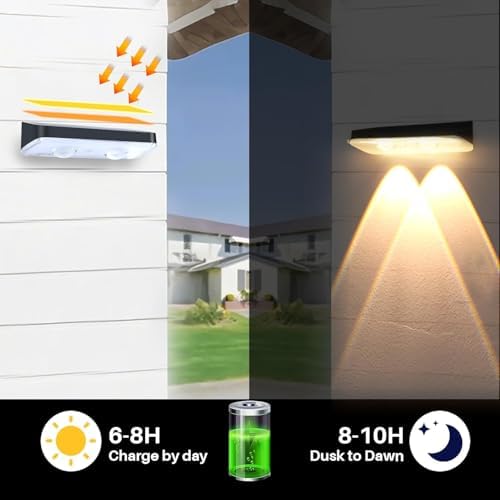 Solar Mailbox Light Outdoor for Wall, House Number, Address, Sign, Fence - Image 5