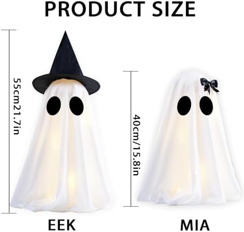 Halloween Ghost Decorations,Spooky Ghost Crafts for Halloween Decor Indoor - Image 3