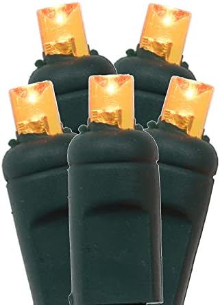 Vickerman 120Lt 4'x6' LED Orange/GW WA Twkle Net by Vickerman