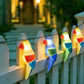 Oviejo Parrot String Lights 8.5Ft Summer Camping String Lights with 10 LED Lights, Tropical Themed Fairy Lights for Luau Party/Beach/Fiesta/Birthday/Tiki Bird Decorations Lights,Green Wire by Oviejo