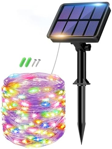 btfarm Solar String Lights Outdoor, 33 FT 80LED Fairy Lights by btfarmdecorativelighting