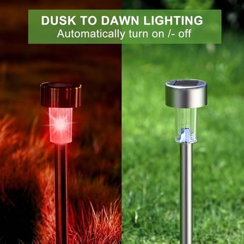Solar Lights Outdoor Waterproof, Solar Garden Lights, Multicolor, 16Pack - Image 6