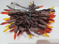 Fall Harvest Lights - Plug in - 100 Count - 24 Ft - Static and Blinking by Holiday+Pride