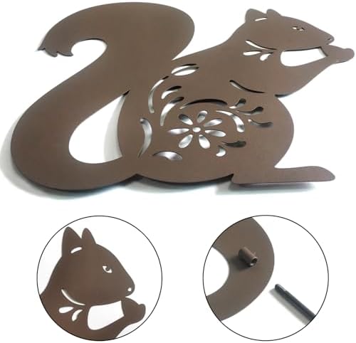 Thanksgiving Squirrel Garden Stakes,Fall Decorations Outdoor Yard Decor - Image 4