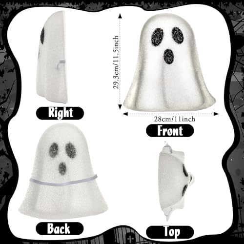 Aurelema 2 Pcs Halloween Porch Light Cover, Ghost - Image 3