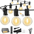 Brightown 58FT 26LED Solar String Lights Outdoor with Remote & USB Port by Brightown