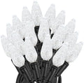 Novelty Lights 24FT 70 LED C6 Pure White Permanent Christmas Lights by NoveltyLights-LightExperts